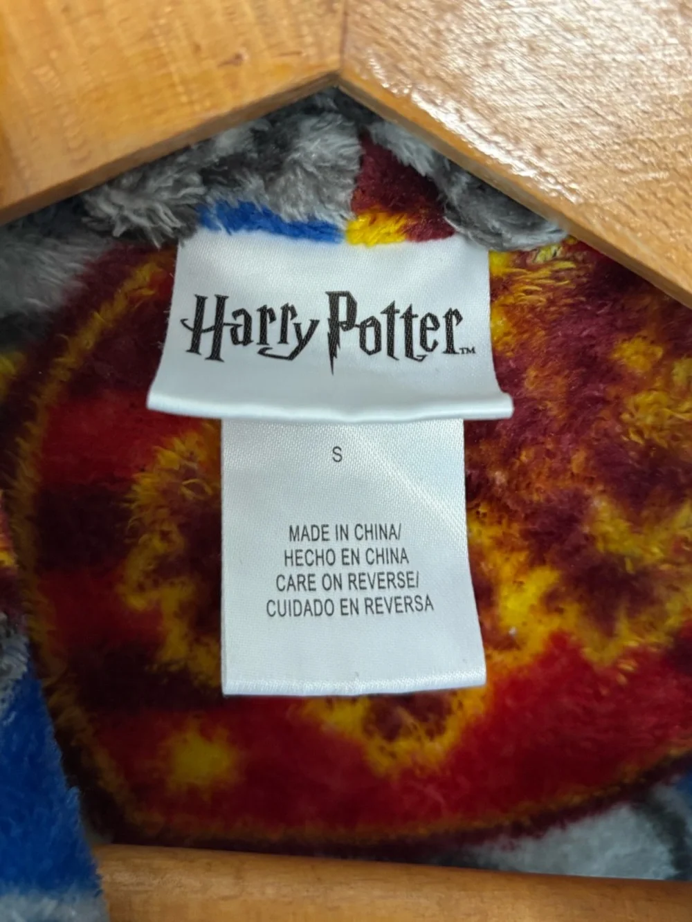 HARRY POTTER Kid’s Plush Robe Size Small
